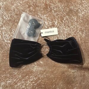 Montce Black Velvet Bikini Top